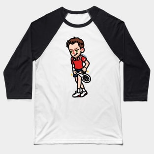 Daniil Medvedev flexing Baseball T-Shirt